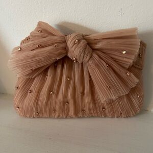 Loeffler Randall mini rose clutch with crystals